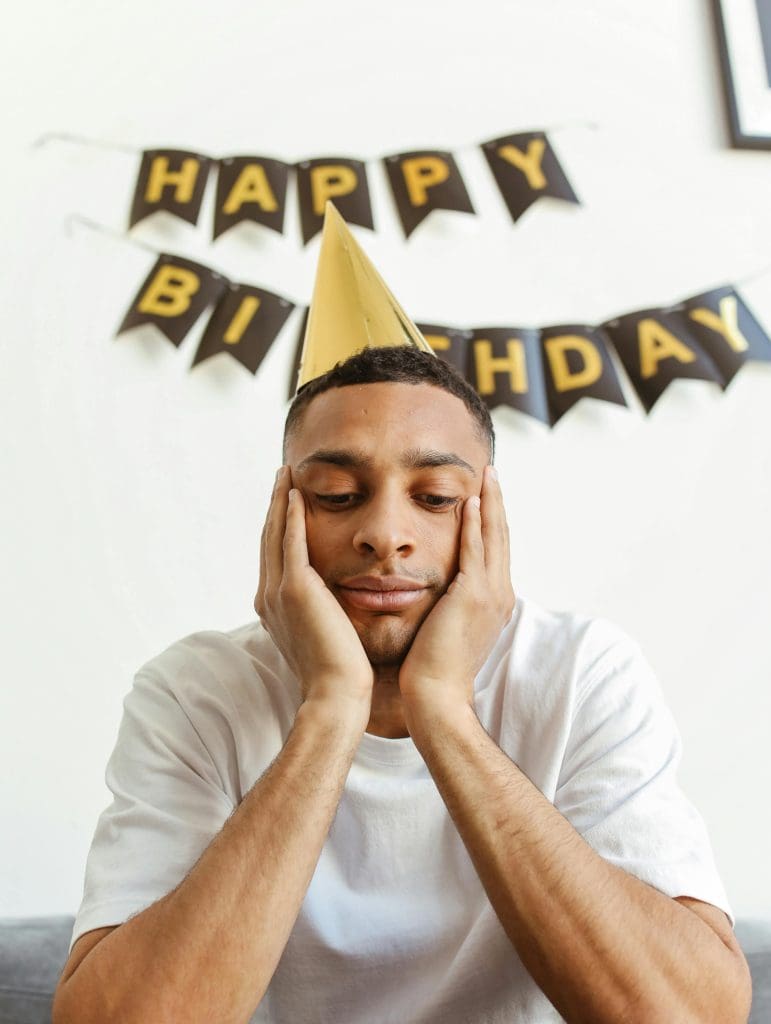 How can I navigate grief and loss while seeking joy in an event that is meant to be celebrated?