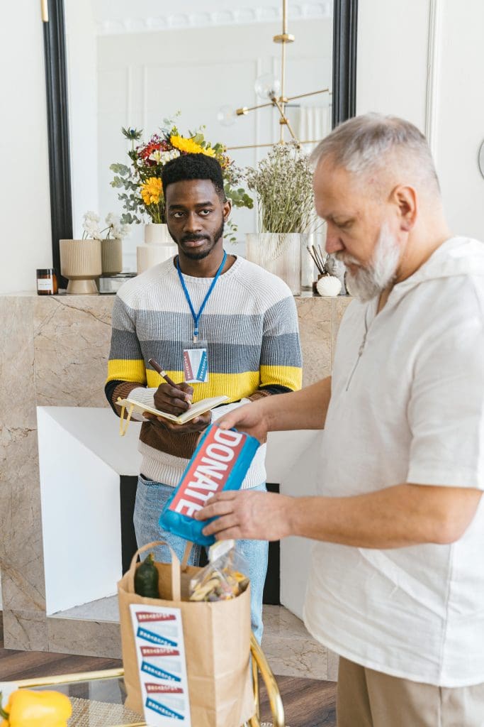 Coping with holiday grief through acts of service.